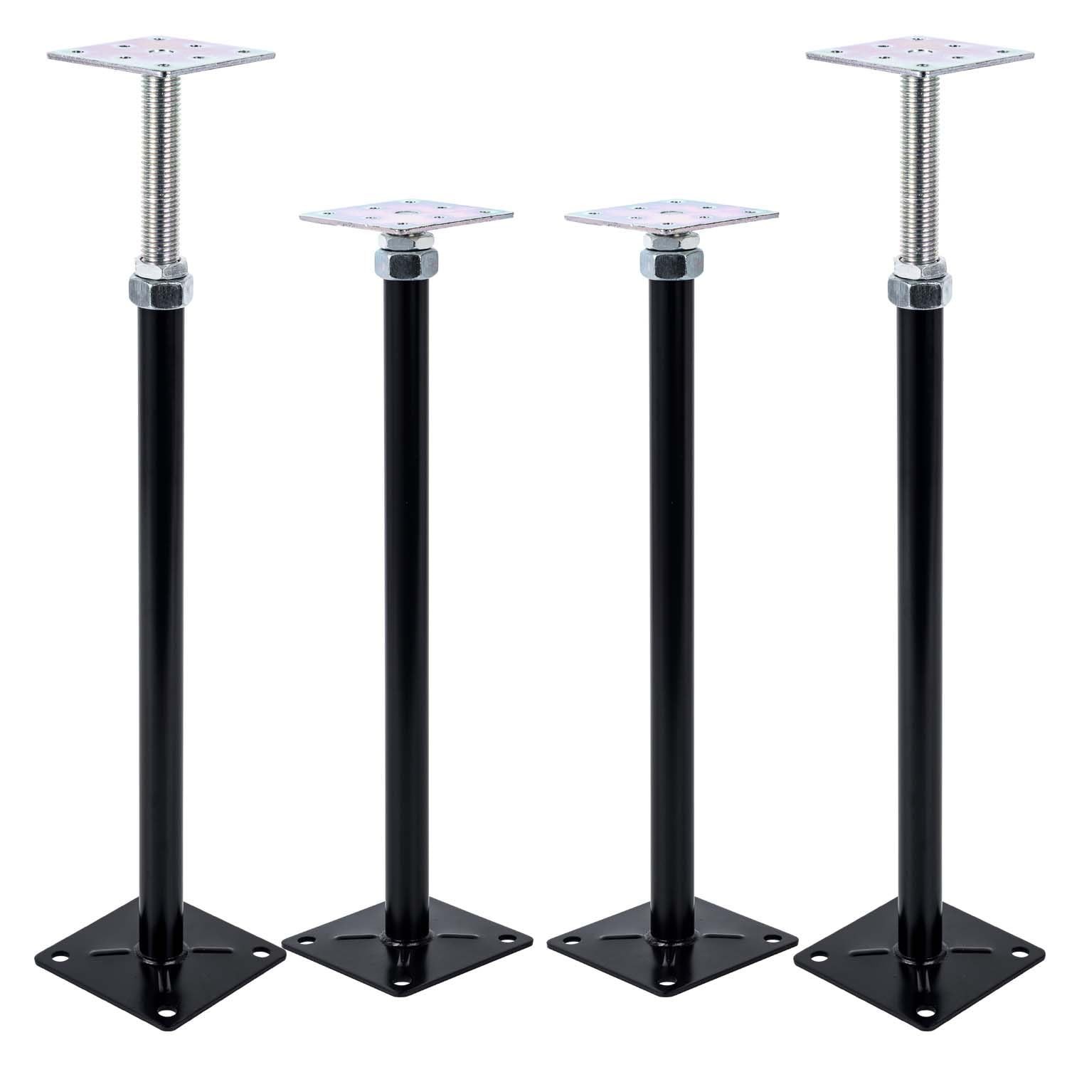4-Pack Adjustable House Jack for The Floor, Adjustable Supports, Post 16″ to …