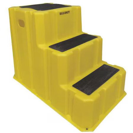 Dpi Nst3-14 Step Stand, 3 Steps, 500 Lb Load Capacity, 29 In Overall Height,