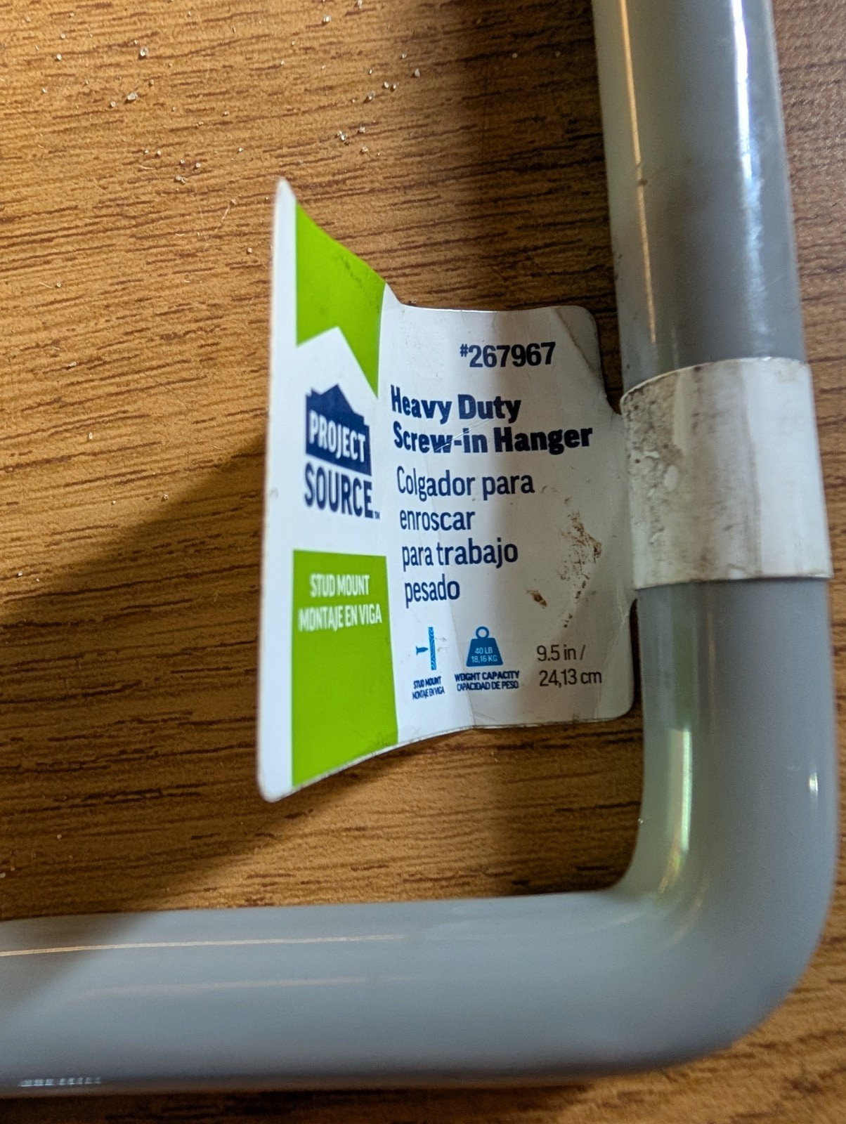 Vinyl Coated GREY Steel Large Ladder Hook organized 267967