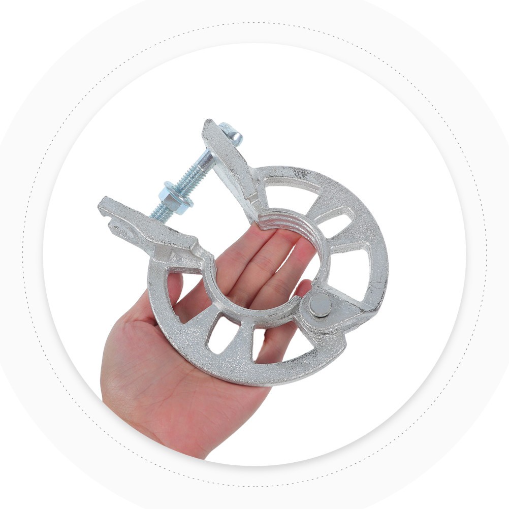 Scaffold Lock Clamp with Movable Rosette, Steel Construction Round Plate