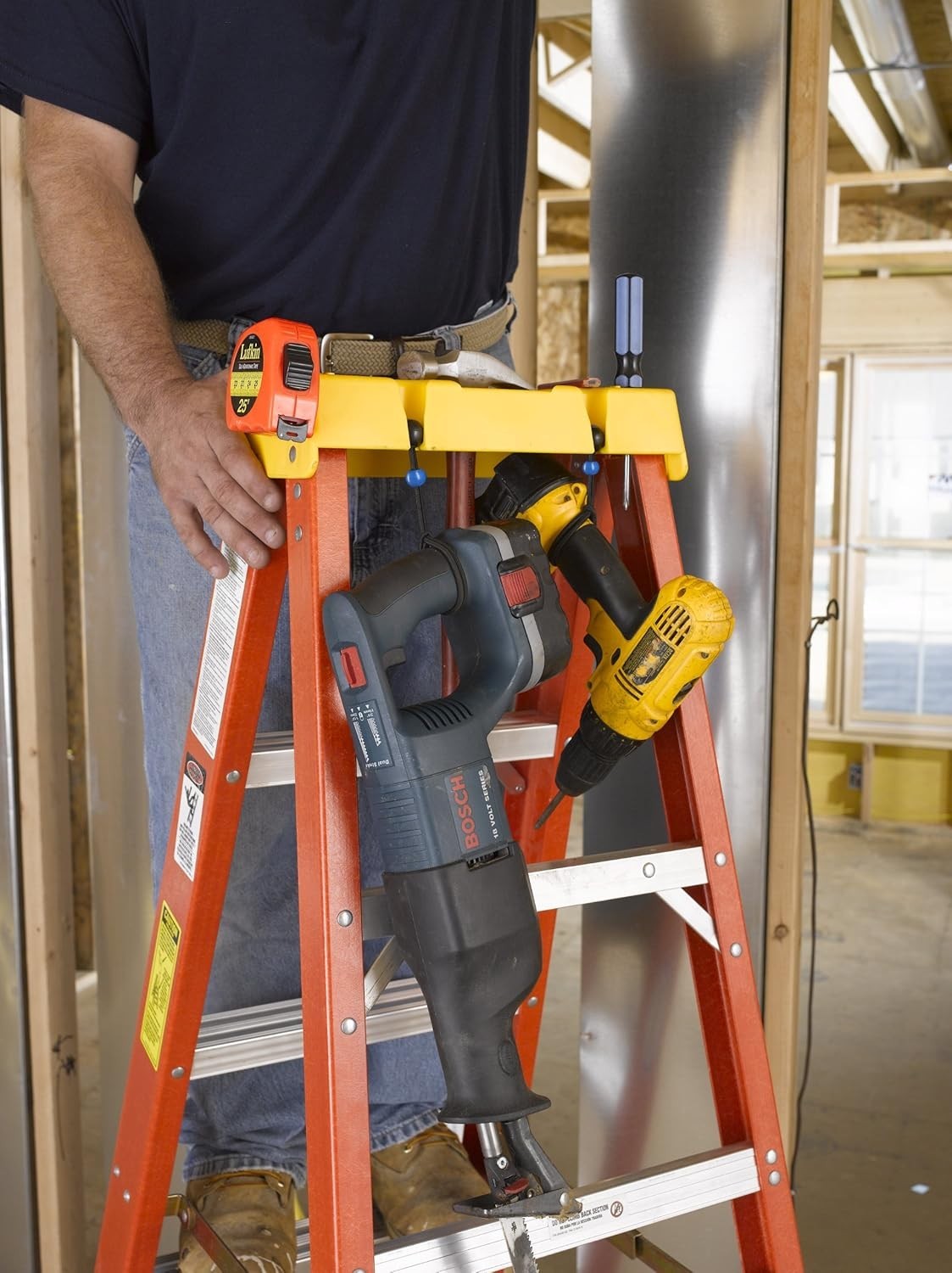 3-pack lot Werner AC58-TL Lock-In Ladder Tool Drill Lasso W/ Belt Clip AC58-TL