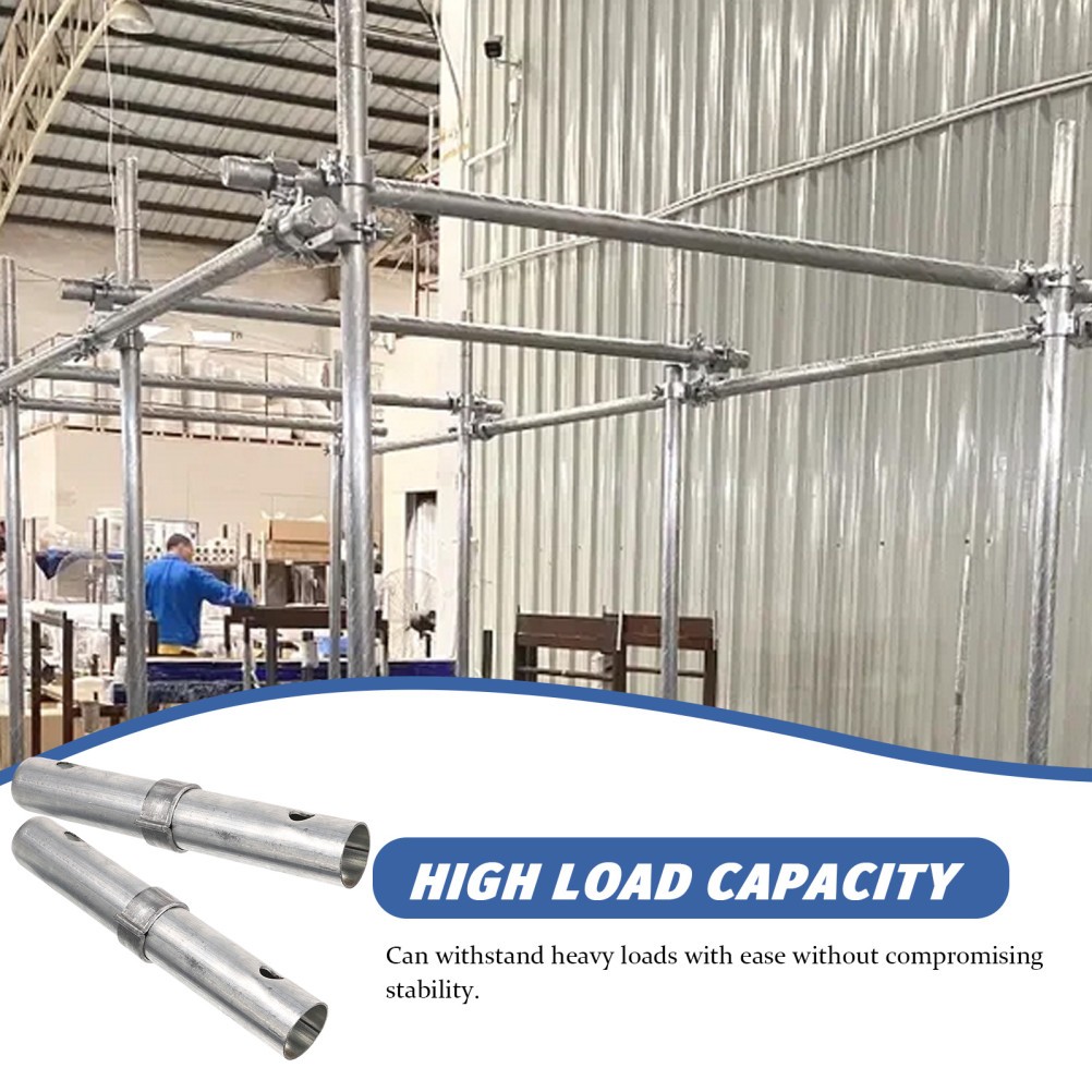 2Pcs High Load Iron Scaffolding Coupling Pins Spring Retainer