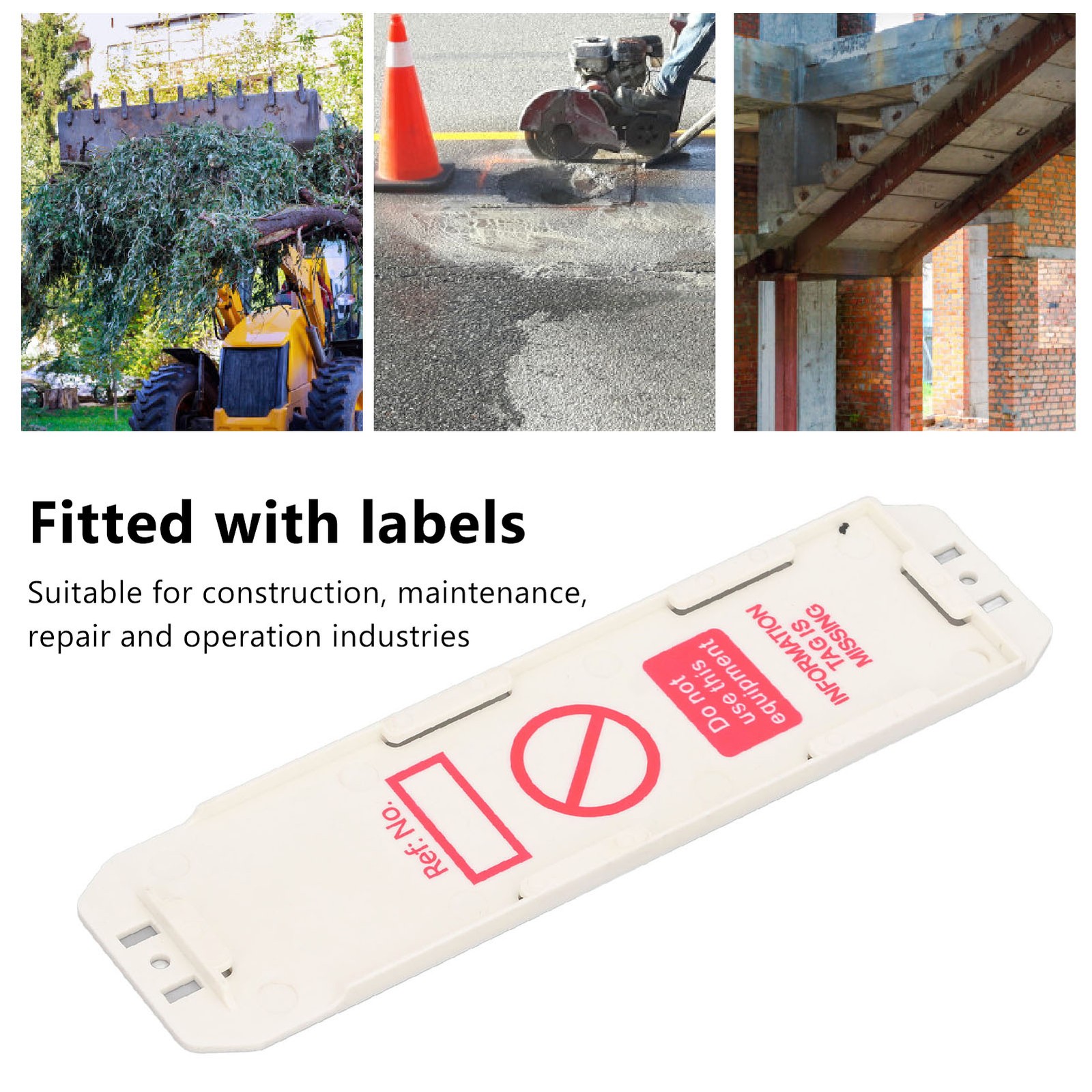 10Pcs Scaffold Tag Holder Durable For Safety Inspection