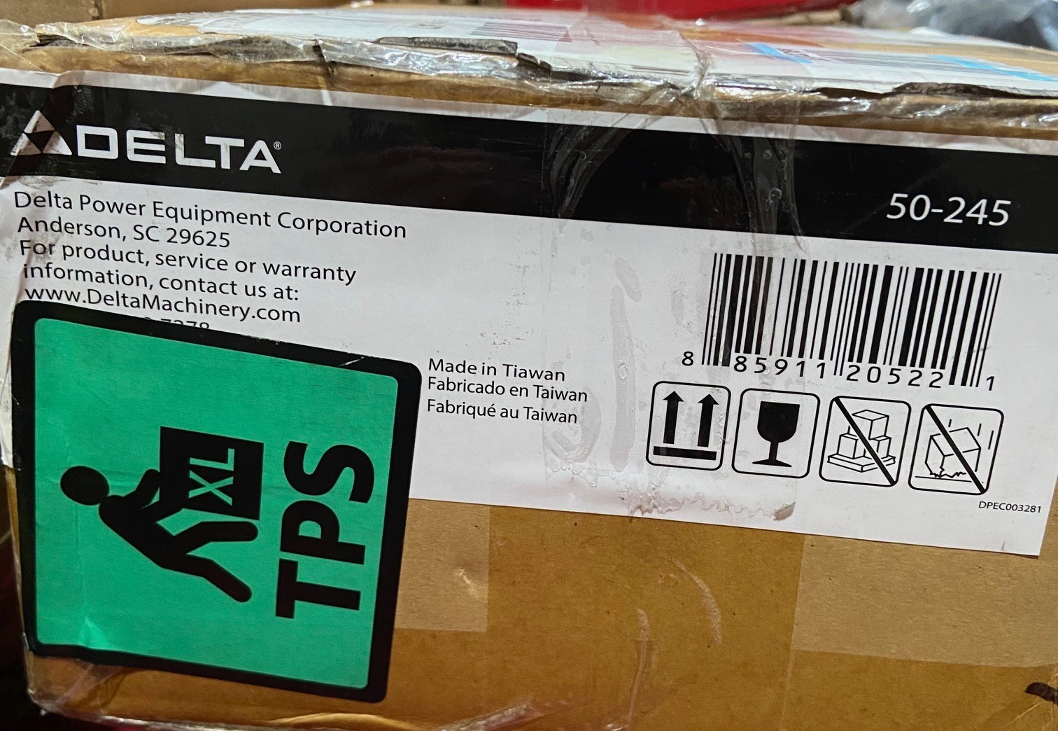 Delta 52 in. Unisaw Mobile Base with 36-L352 or 36-L552 Unisaws