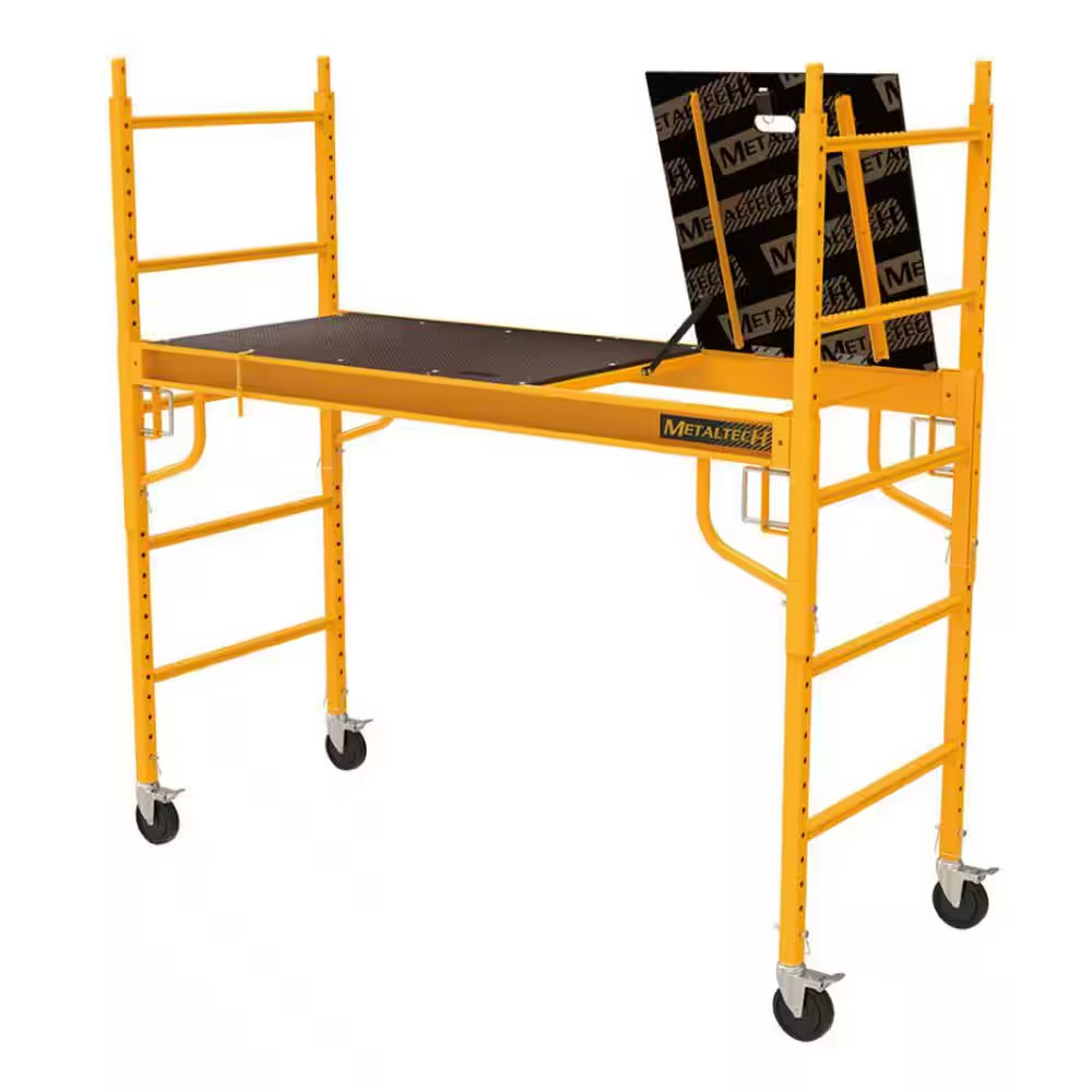 Safeclimb 6 Ft. Baker Scaffold with Platform and Included Trap Door, 1250 Lbs. L