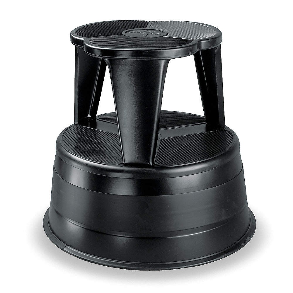 CRAMER 1001-92 Office Step Stool,14-1/2in H,350lb,Steel 2W330