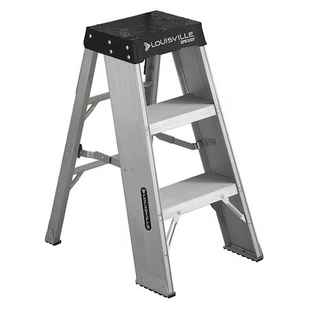 Louisville Ay8003 Step Stand, 3 Steps, 375 Lb Load Capacity, 36 In Overall
