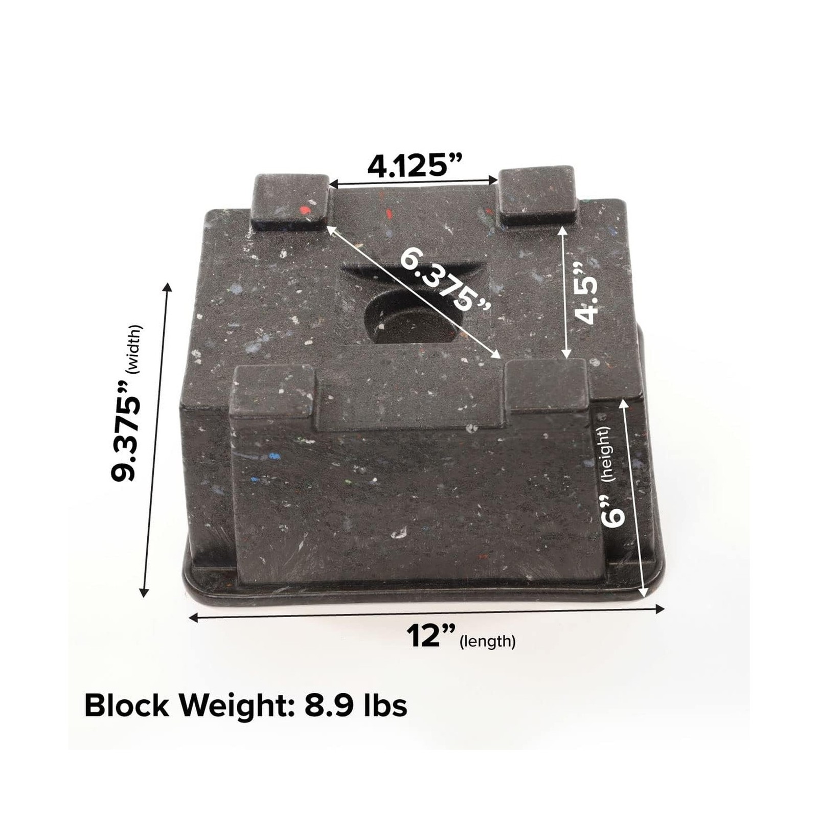 4-Pack OX BLOX Heavy Duty Trailer Jack Block – Made in USA RV Leveling Blocks…