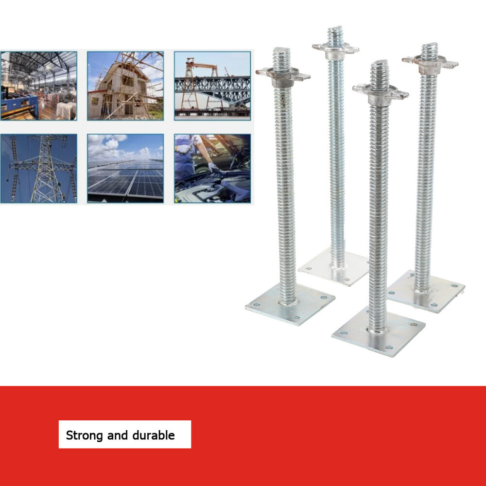 Scaffold Adjustable Leveling Jacks Solid Screw Jacks Fit Baker Style Scaffolding