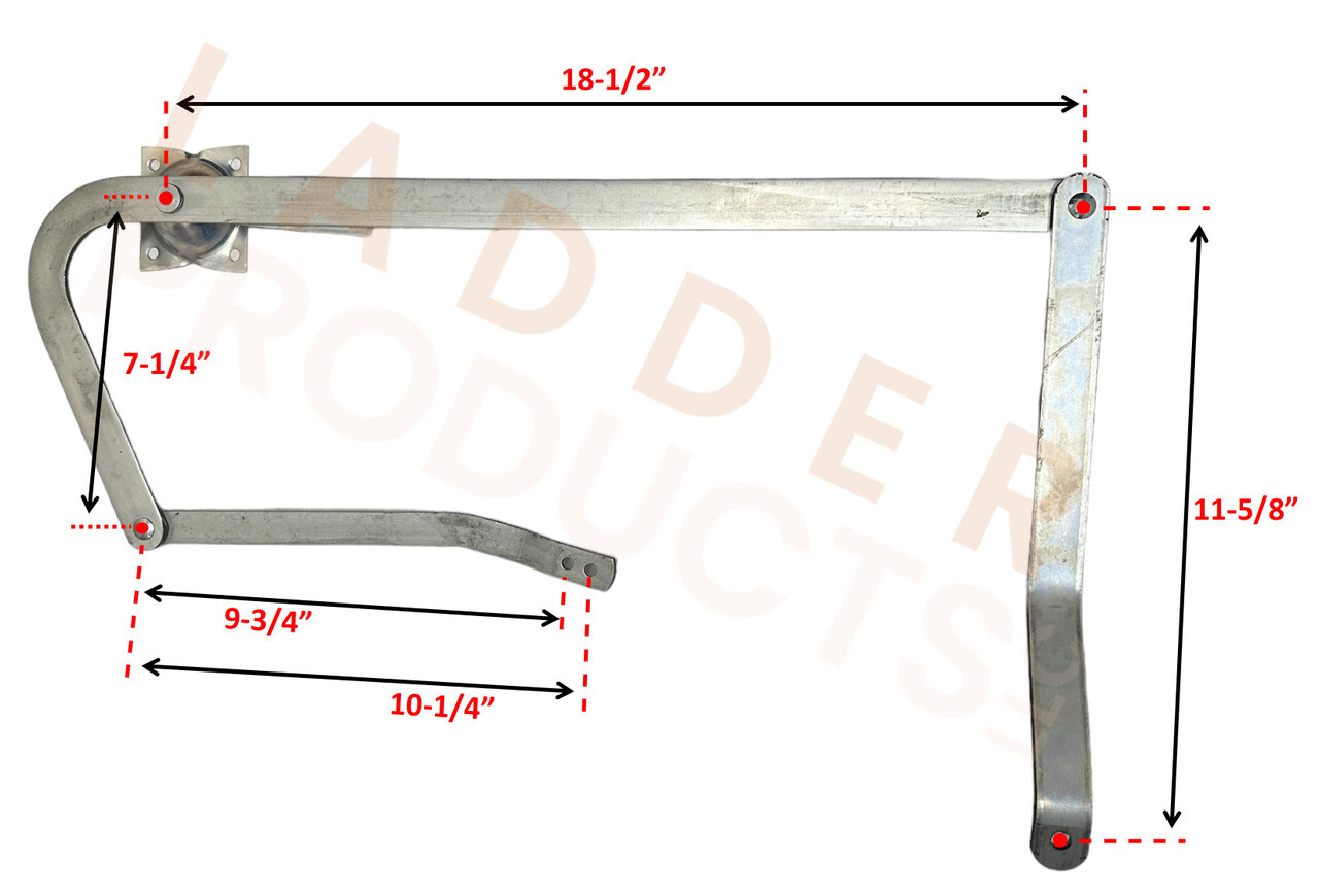 Louisville Attic Ladder Left Power Arm Assembly Hinge PR315500-LH