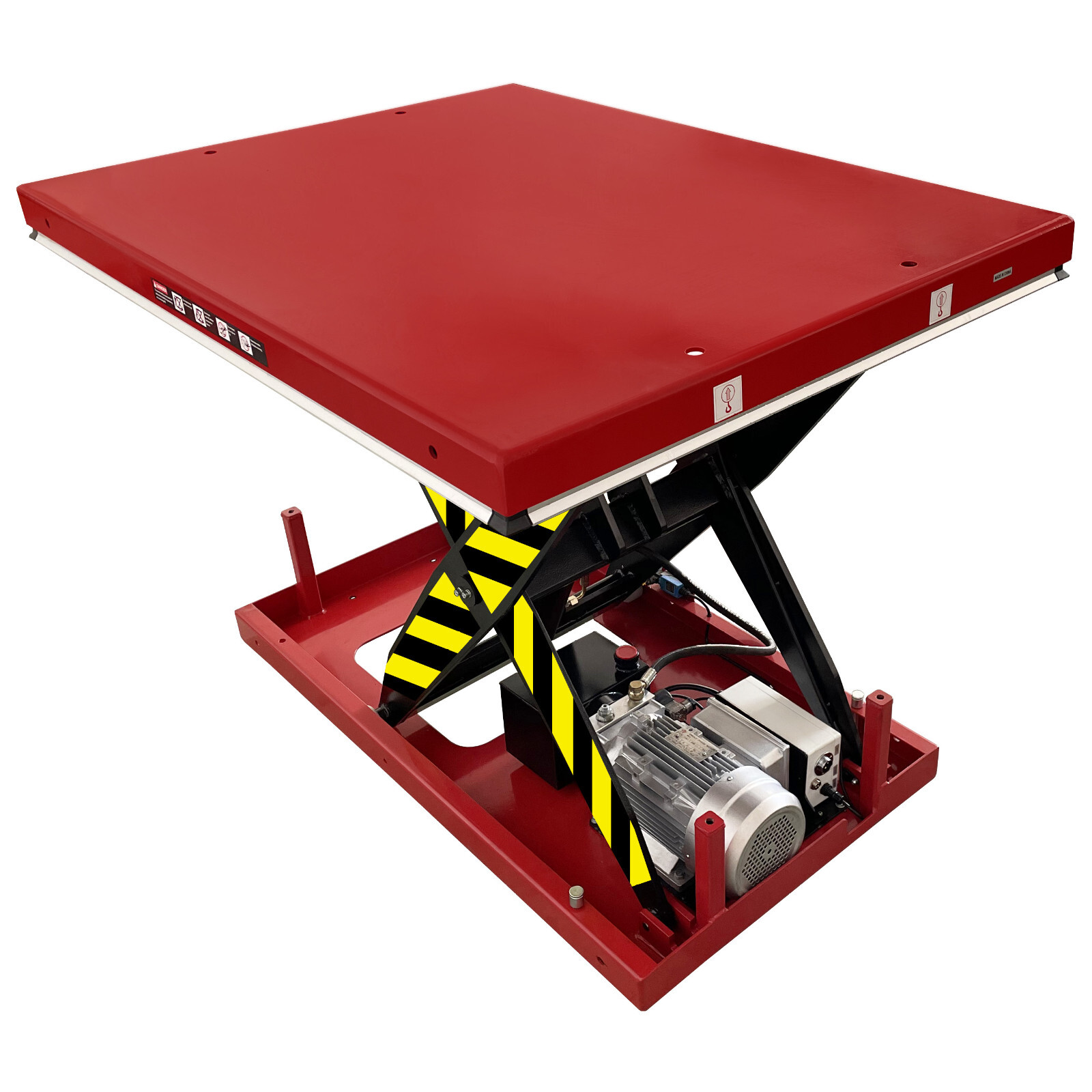 Electric Hydraulic Scissor Lift Table, 2,200 lb. Capacity, 48″ x 36″ Platform
