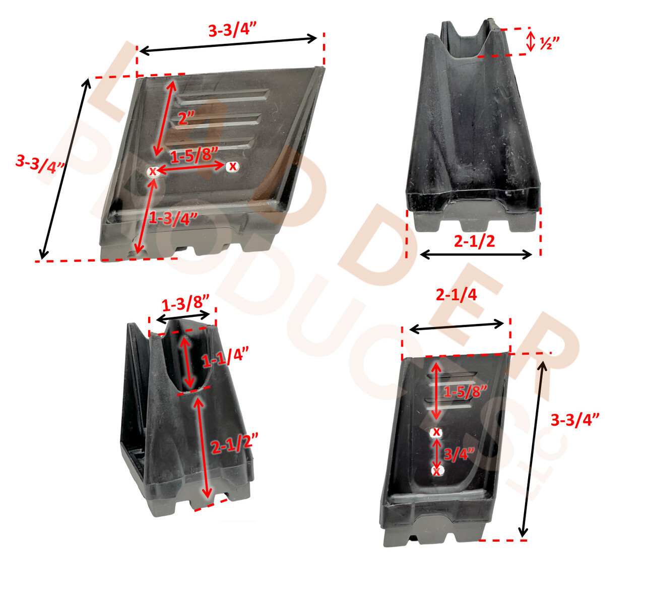 Louisville Da Boot Platform Stepladder Shoe Feet Kit PK136A
