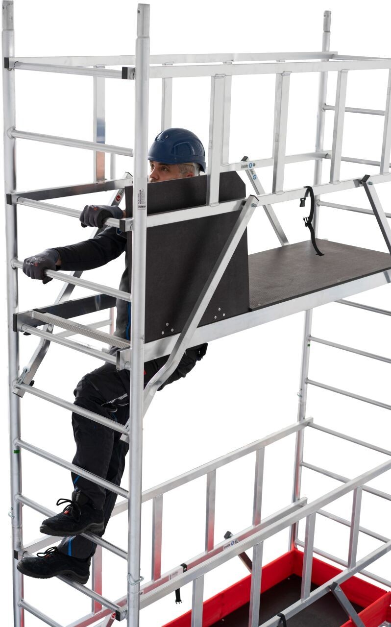 NEW KRAUSE mobile scaffold PROTEC XXL – working height 6.30 m – great price €…