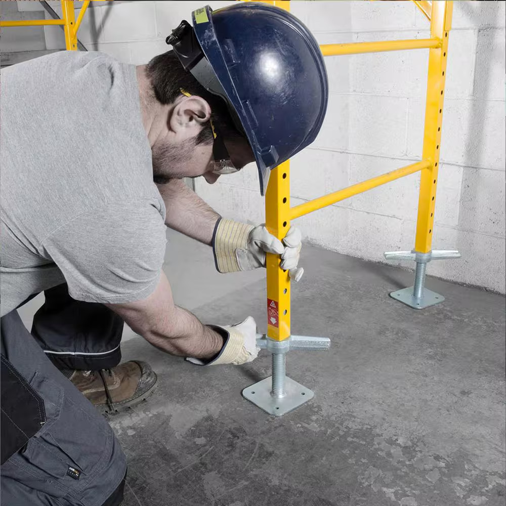12 In. Galvanized Steel Leveling Jacks Adjustable up to 6 Inches for Baker Sc…