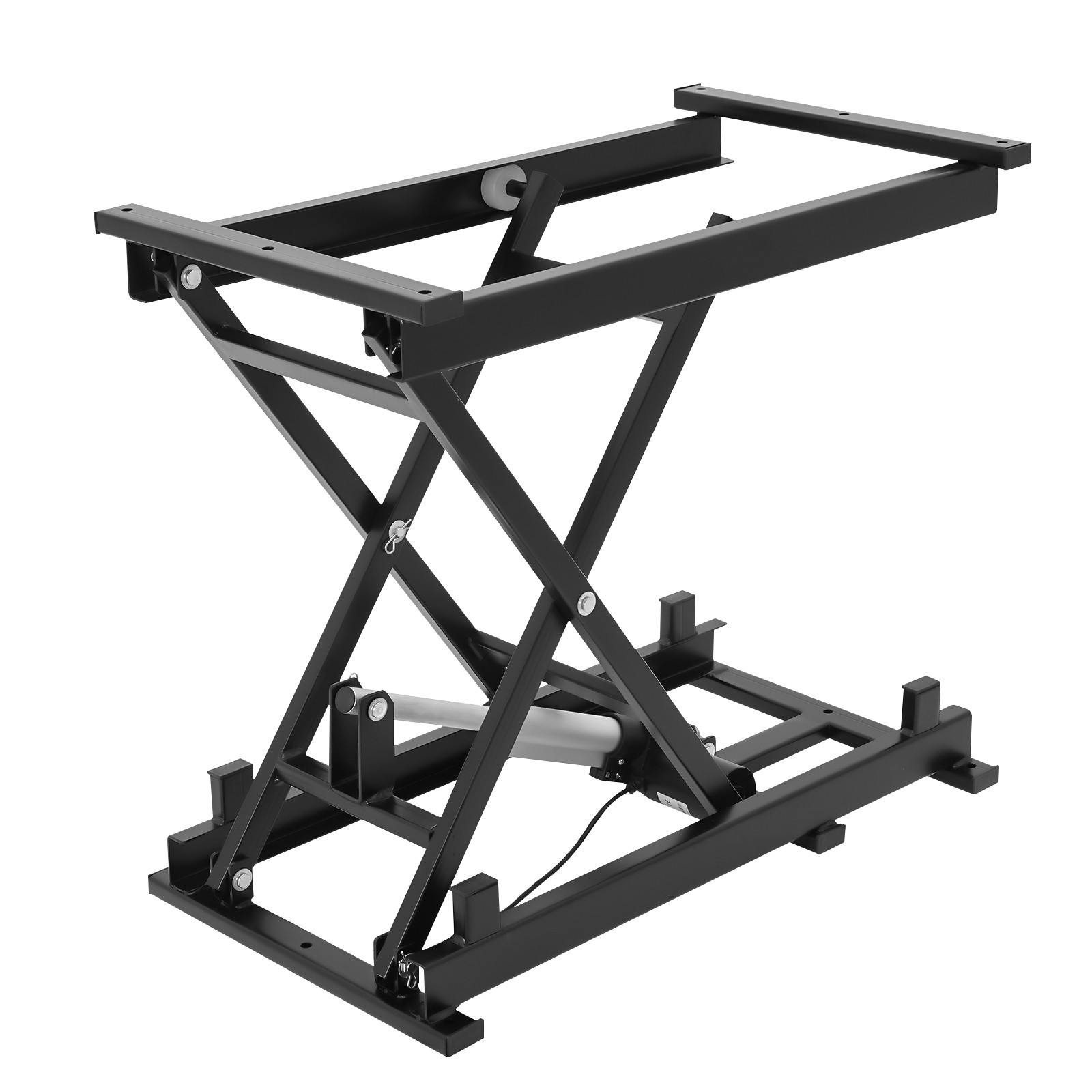 Electric Lift Table Single Scissor Lifting Platform 350lbs Remote Control NEW