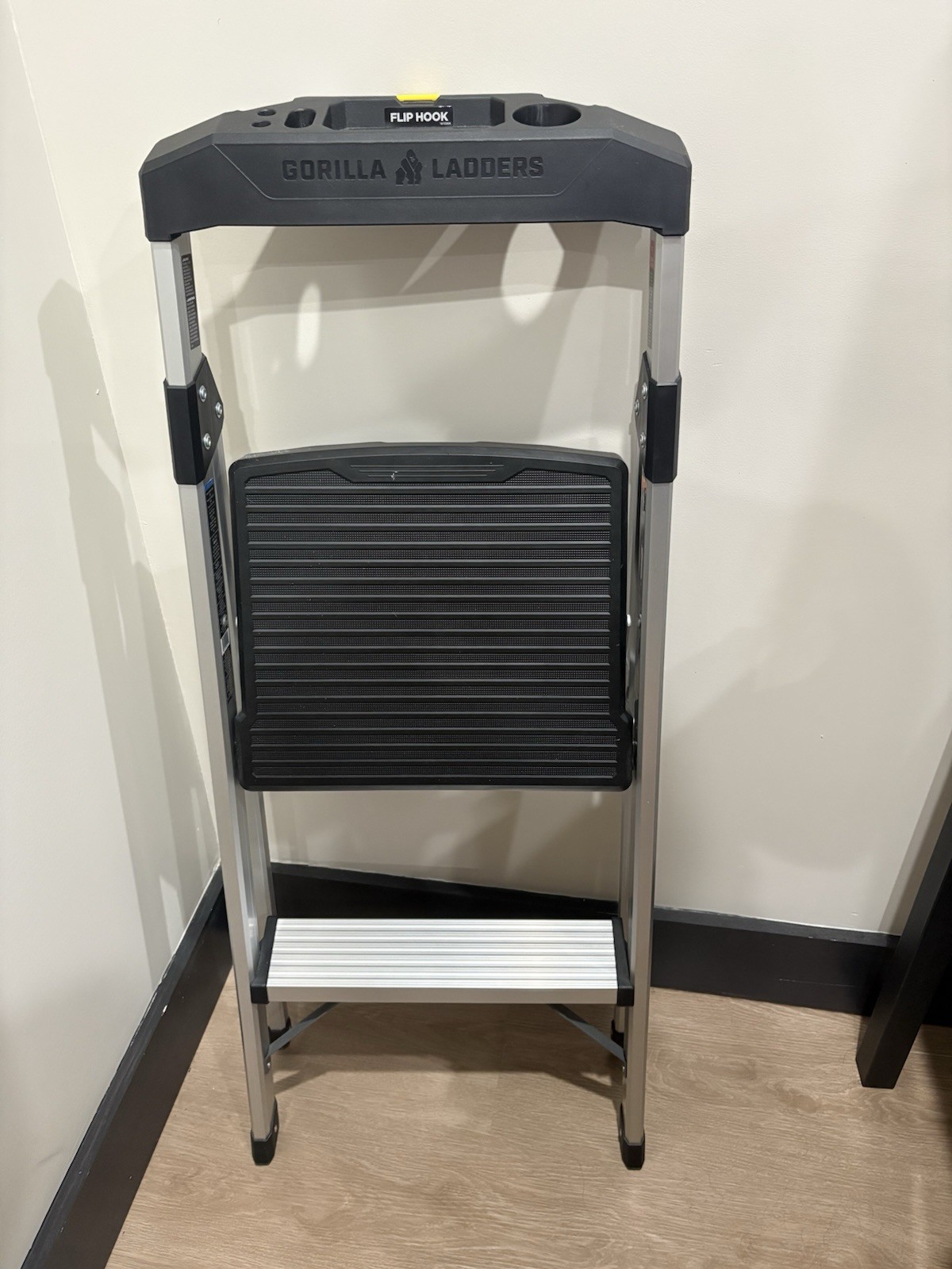 Gorilla Ladders Portable Lightweight Folding Step Ladder Multi-Purpose