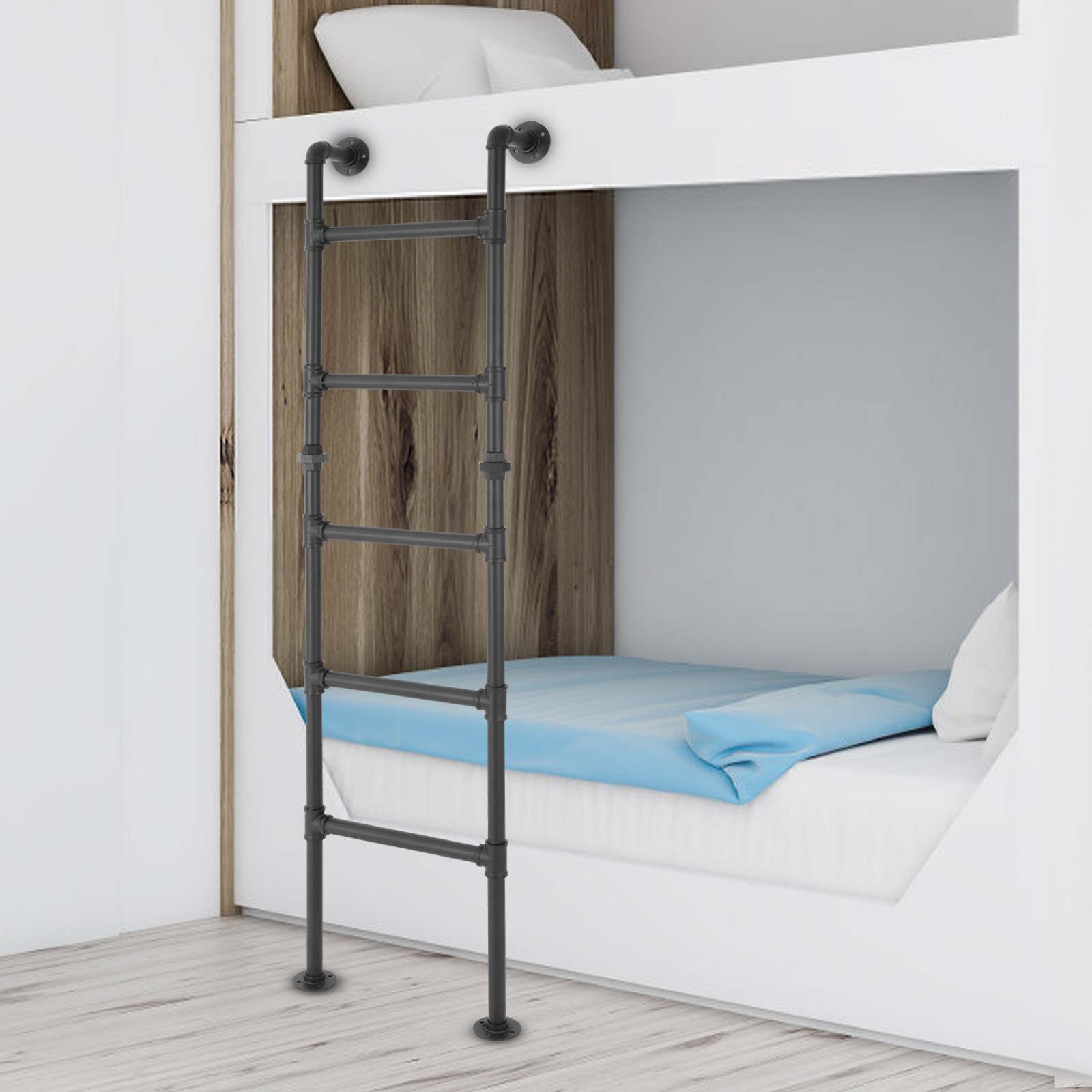 Wall&Floor-Mounted Ladders 5-Step Ladder Bed Ladder