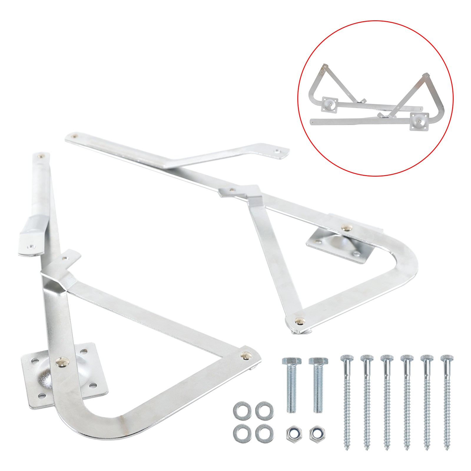 ⚙️Pair Attic Ladder Spreader Hinge Arms For MFG Werner Series 55-2 after 2010