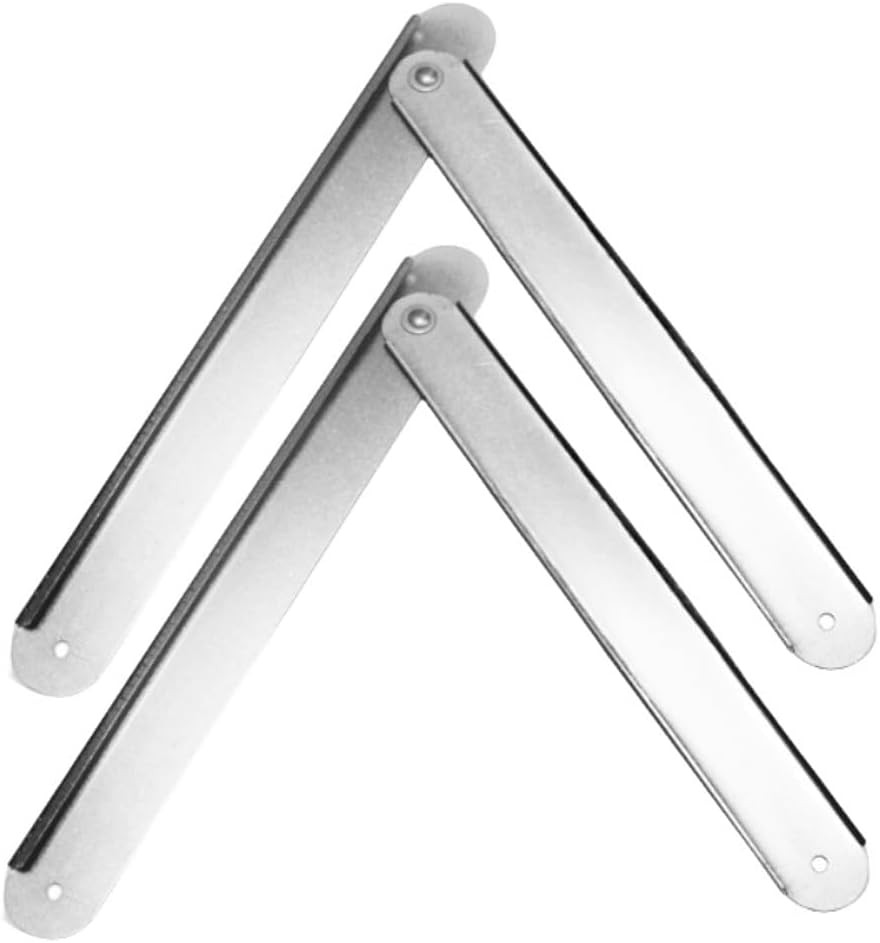 Folding Step Ladder Hinge Replacement Kit Aluminum Herringbone Silver