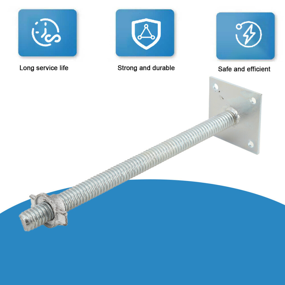 Adjustable Leveling Jacks 18″ Scaffolding Solid Screw Jack with Base Plate 4Pcs