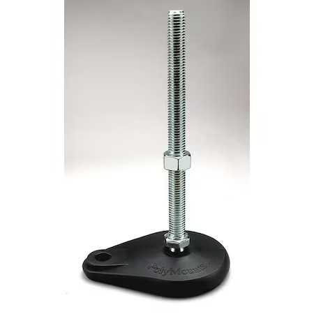 S & W Manufacturing Tsnylb44 Level Mount, Swivel Stud, 1/2-13, 4In Base