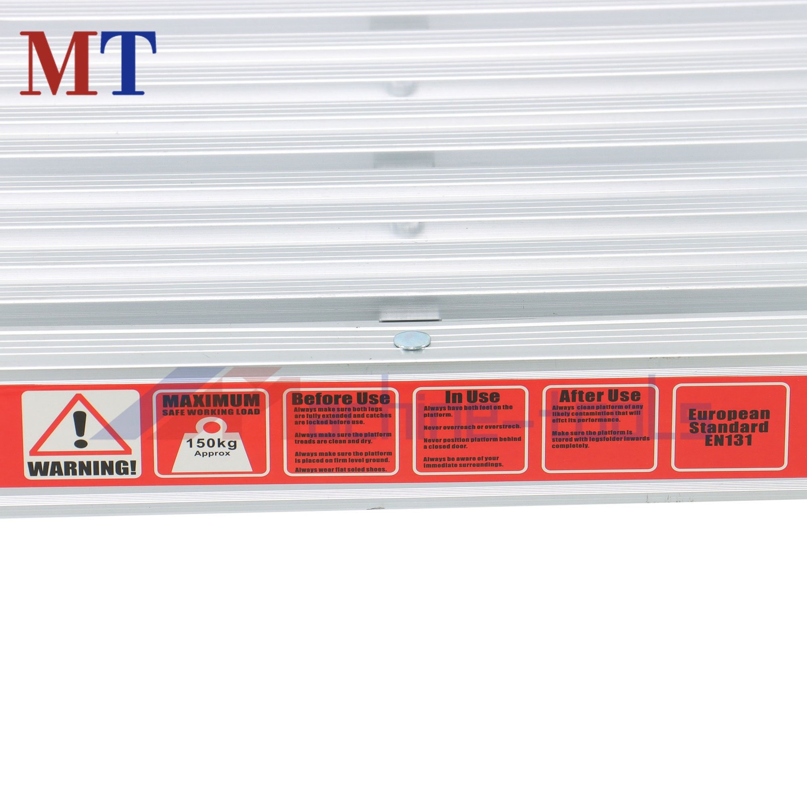 High Quality Aluminum Step Stool Folding Work Platform 330lb Drywall Ladder