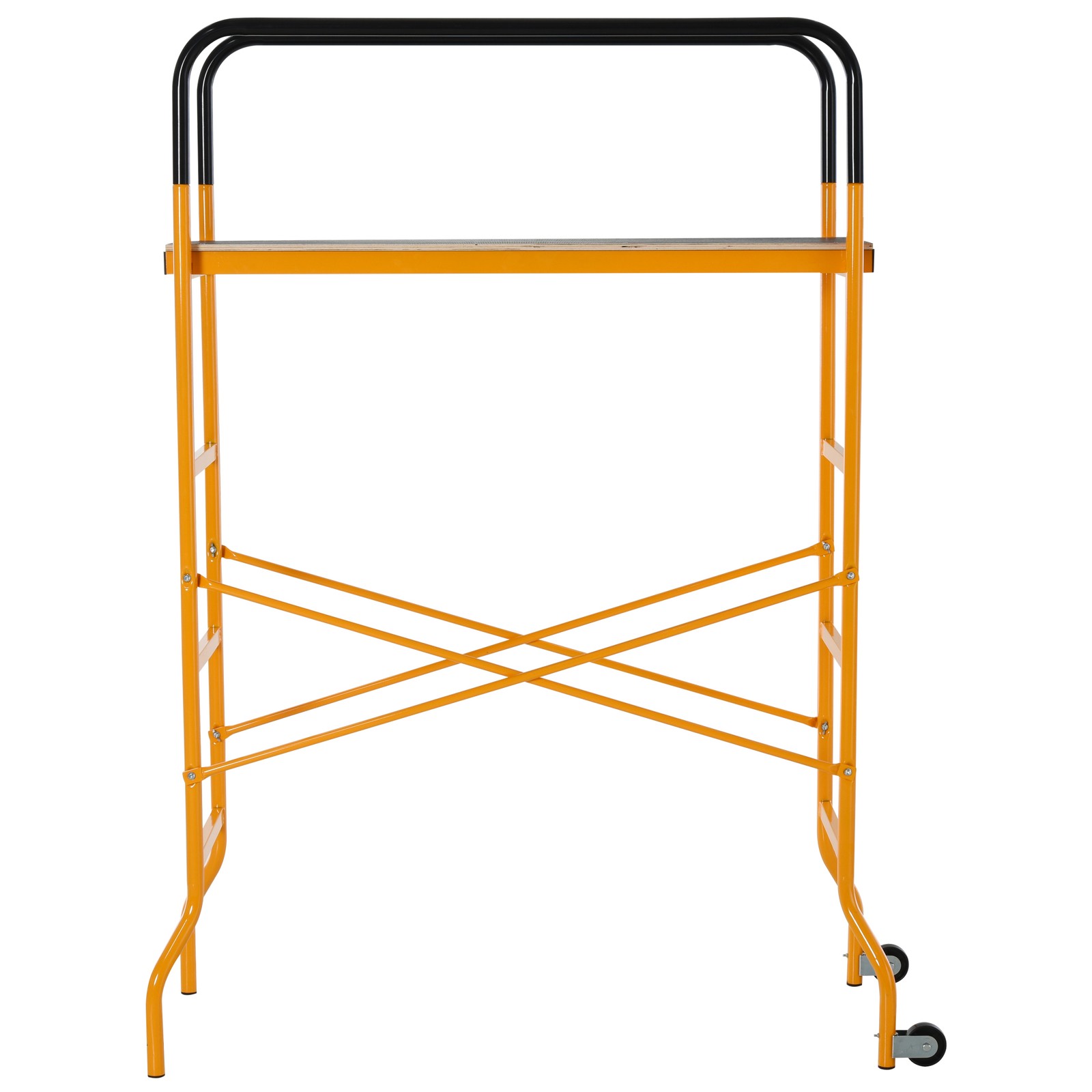 4-Step Steel Steel Scaffold 2 Wheels Platform Anti-Skid Film
