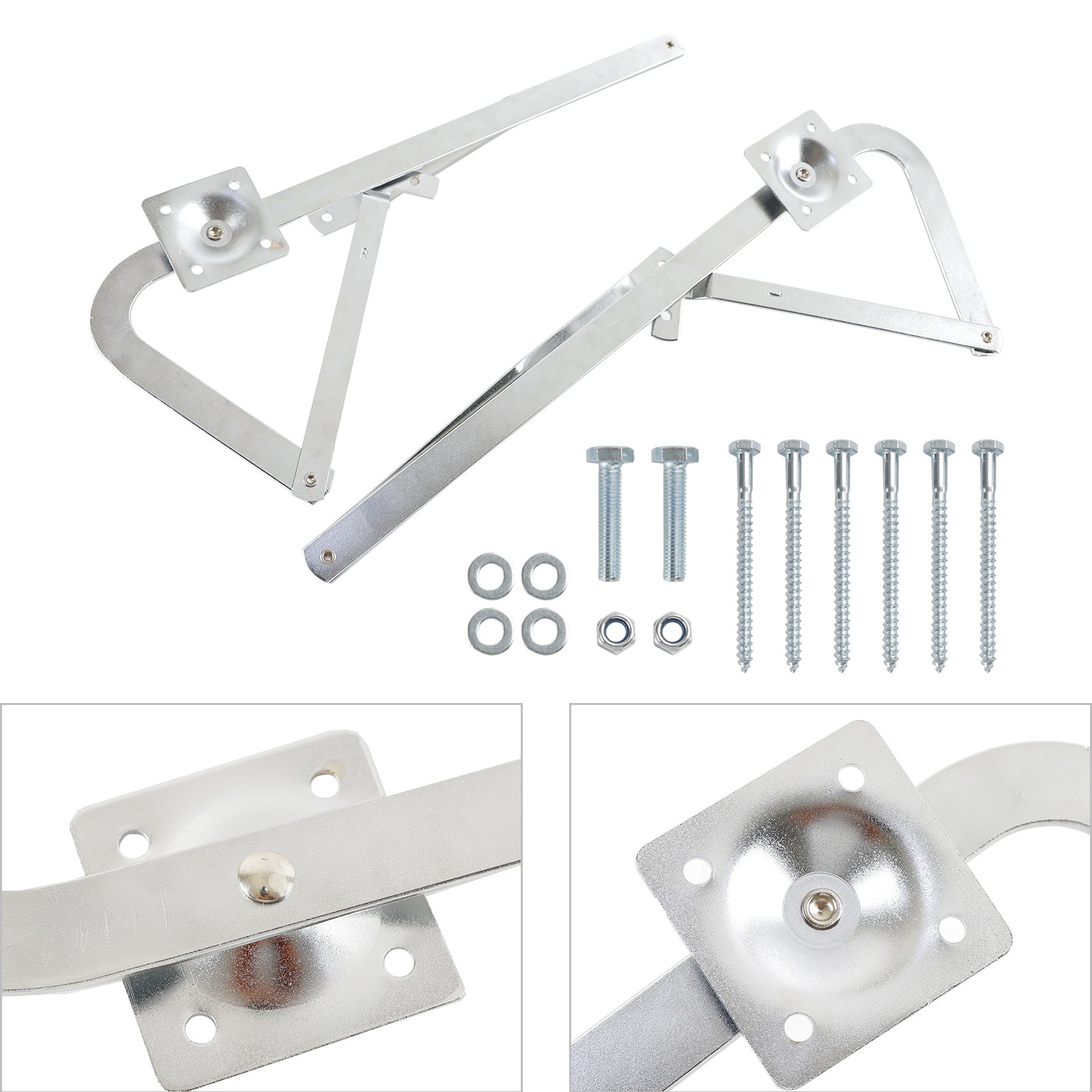 🔧Pair Attic Ladder Spreader Hinge Arms For MFG Werner Series 55-2 after 2010