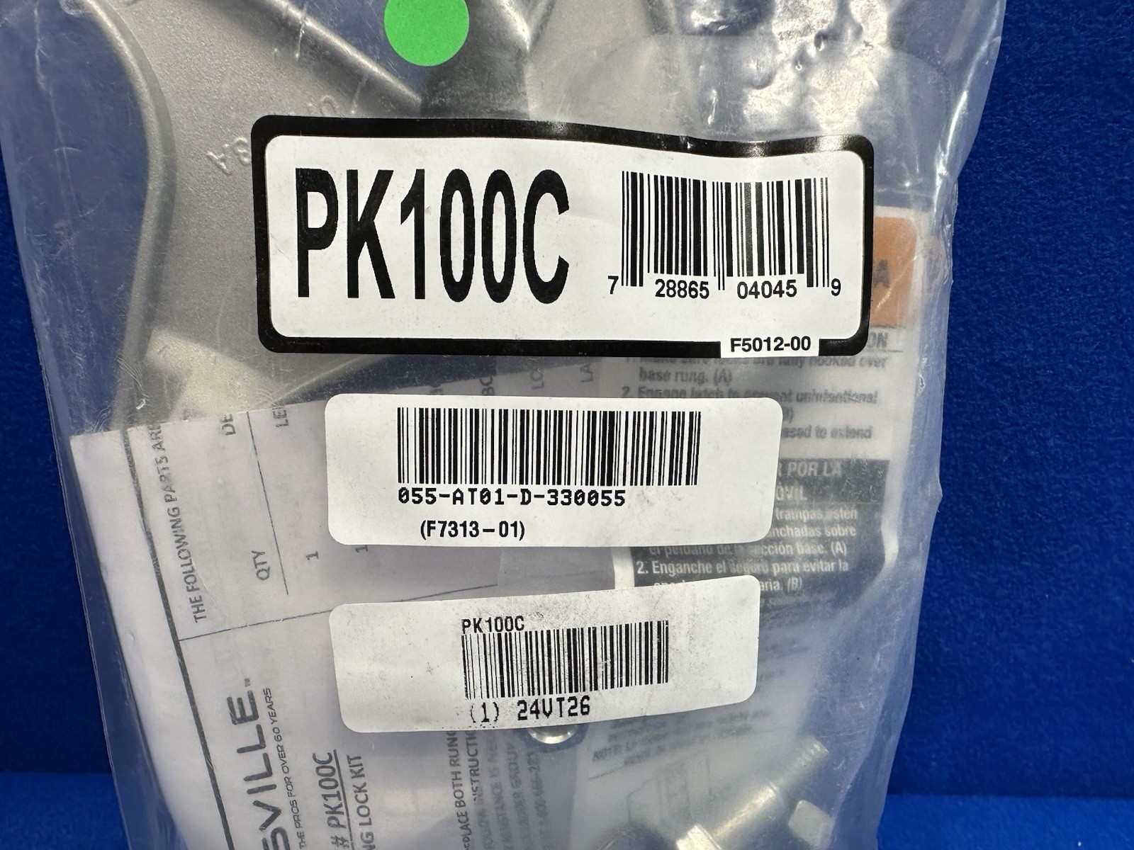 LOUISVILLE LADDER Ladder Lock Kit PK100C
