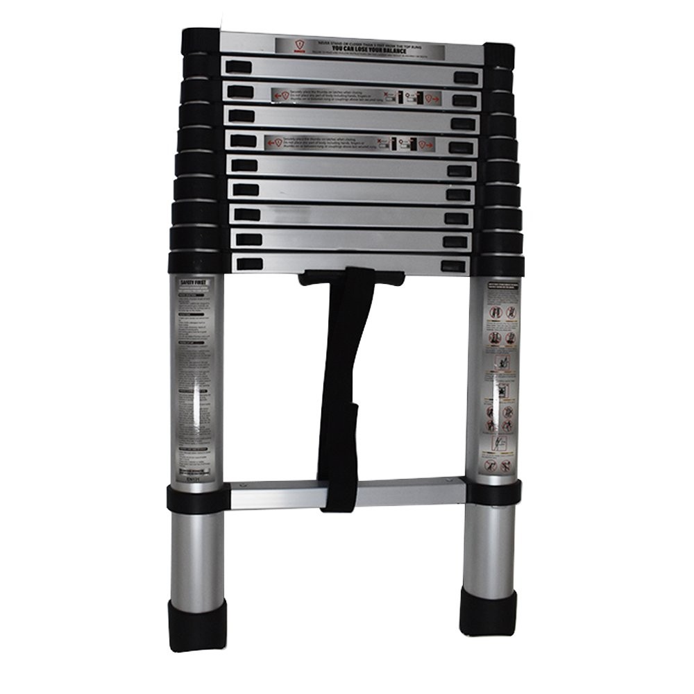 10.5FT Step Ladder Extension Telescoping Lightweight Portable Telescopic Ladders