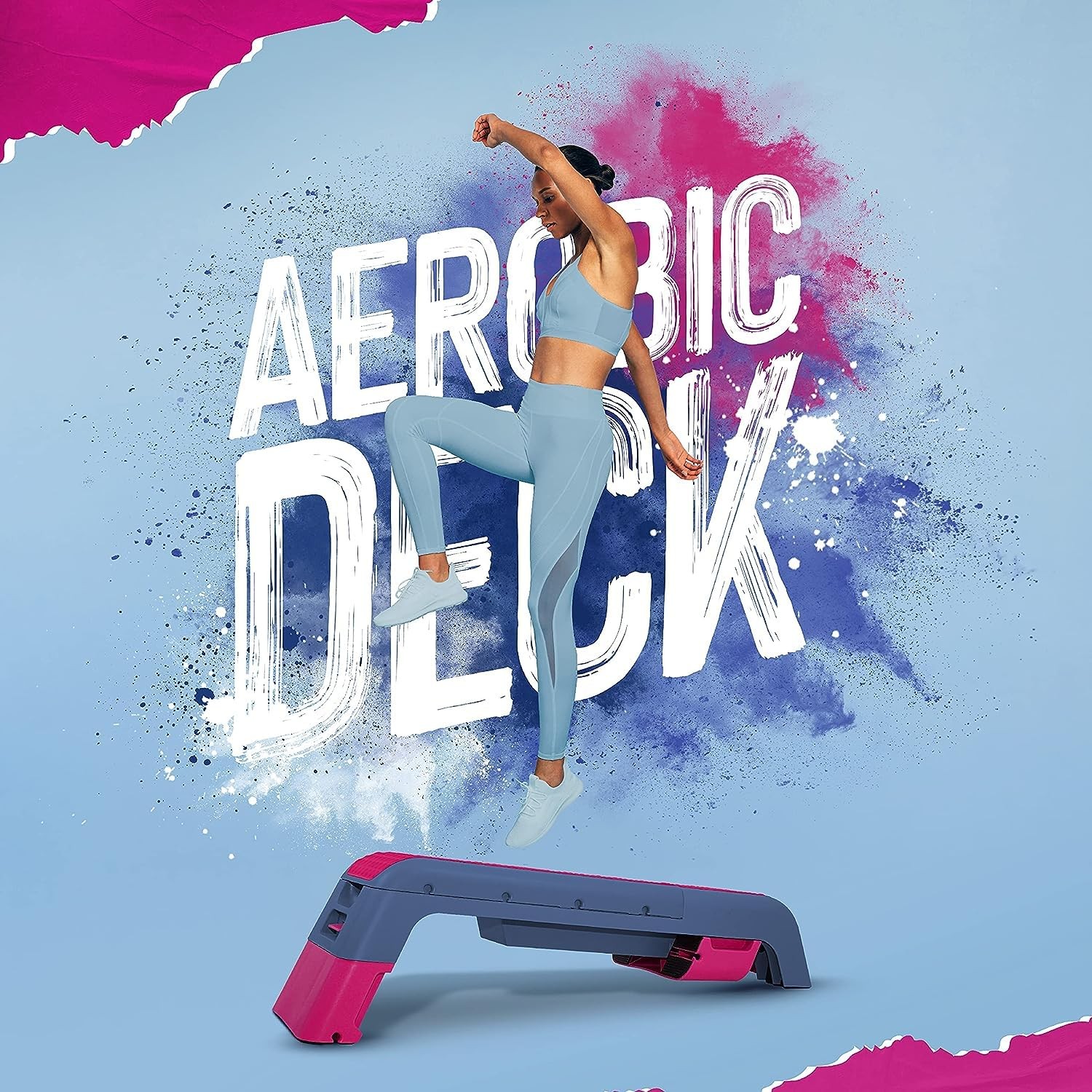 Yes4All Multifunctional Fitness Aerobic Step Platform/Aerobic Deck, Household St