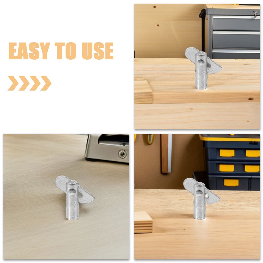20 Pcs Detachable Shelf Bracket Guardrail System Fixing Pegs for Brackets