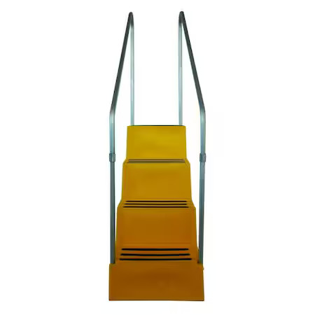 Dpi T445-14 Box Step, 4 Steps, 500 Lb Load Capacity, 73 1/2 In Overall Height,