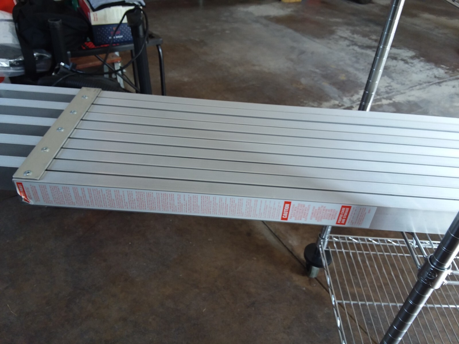 10-16 ft. Little Giant Telescopic Plank scaffold staging aluminum 250lb max load