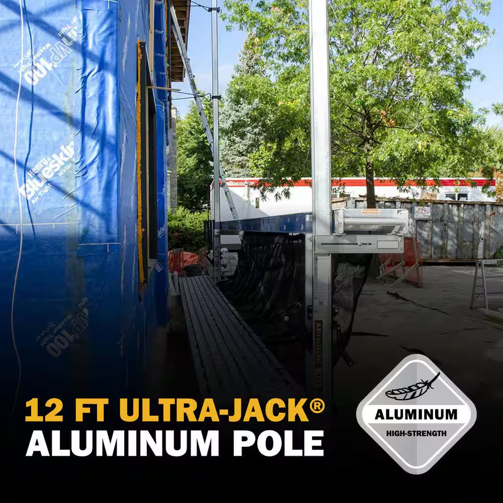 Ultra-Jack 12 Ft. Aluminum Pole for the Ultra-Jack Aluminum Scaffolding System