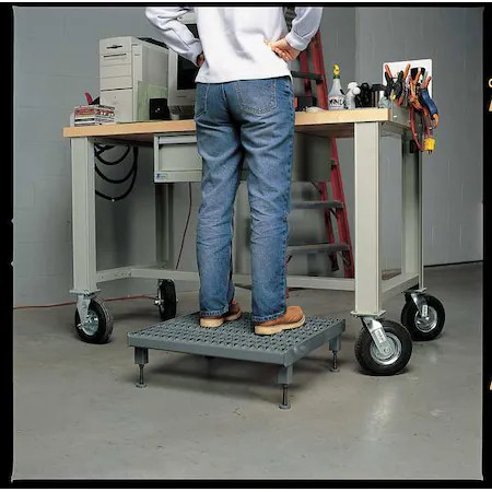 Zoro Select Ahw-L-2460 Work Platform, 5 In To 8 In H, 24 In W, 60 In D, Steel,,