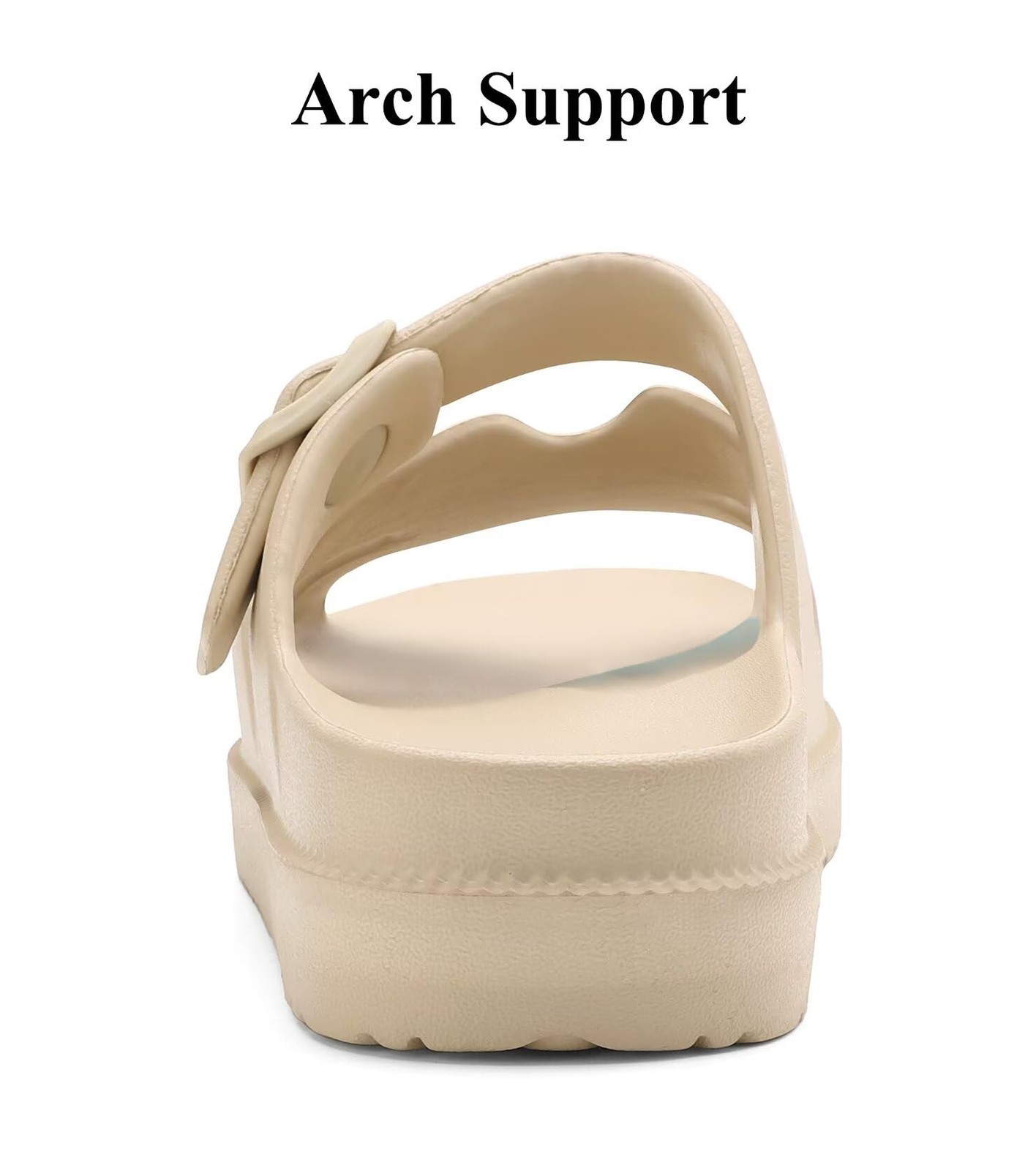 Haifago Womens H-Strap Platform Sandals Adjustable Eva Sandal Arch Support