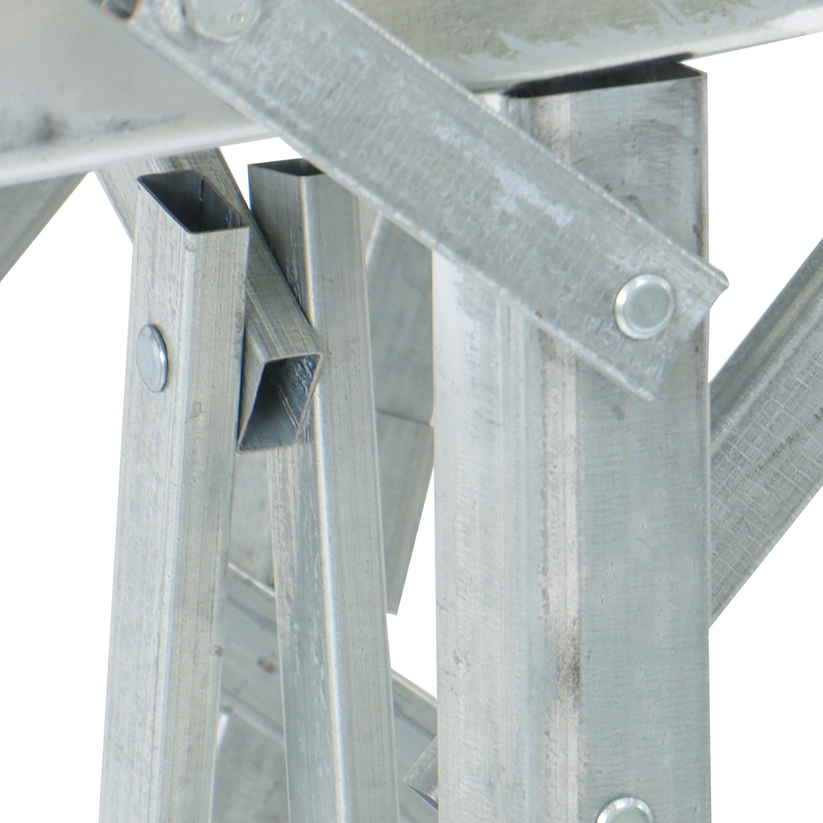 1.8m Folding Scaffolding Platforms Adjustable Height Work Platform Portable