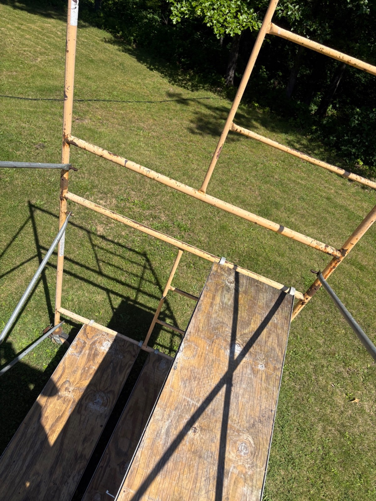 Used Biljax 2 tier tower scaffolding tower