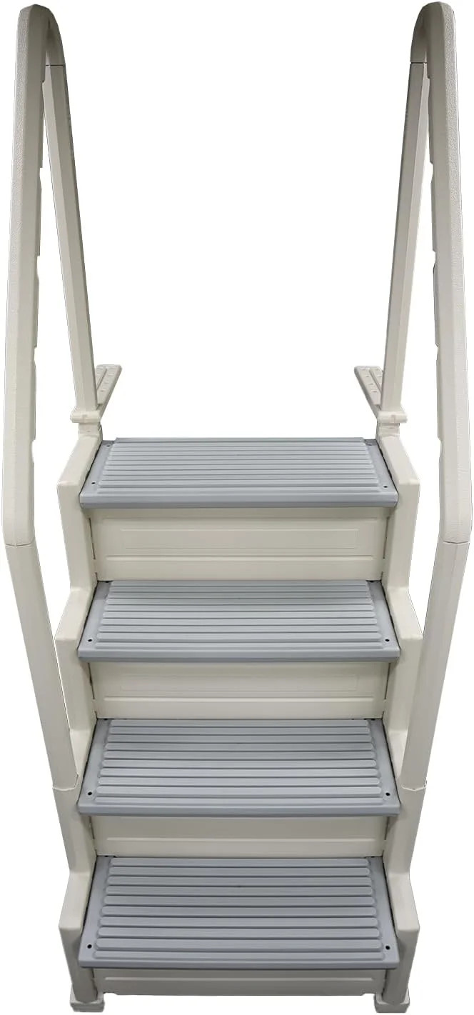 Confer Plastics Step-1X: Sturdy Above Ground Entry System with Dual Handrails an