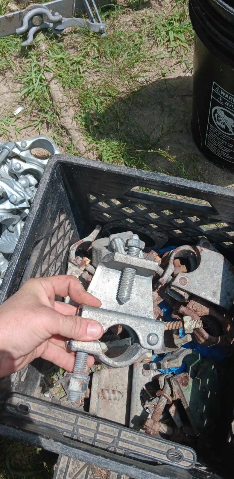 Galvinized Scaffolding I beam clamps