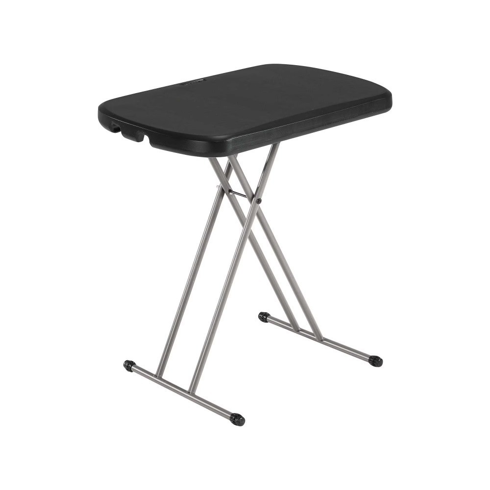 Height Adjustable 26 Inch Laptop Desk Portable TV Tray Indoor Outdoor Light