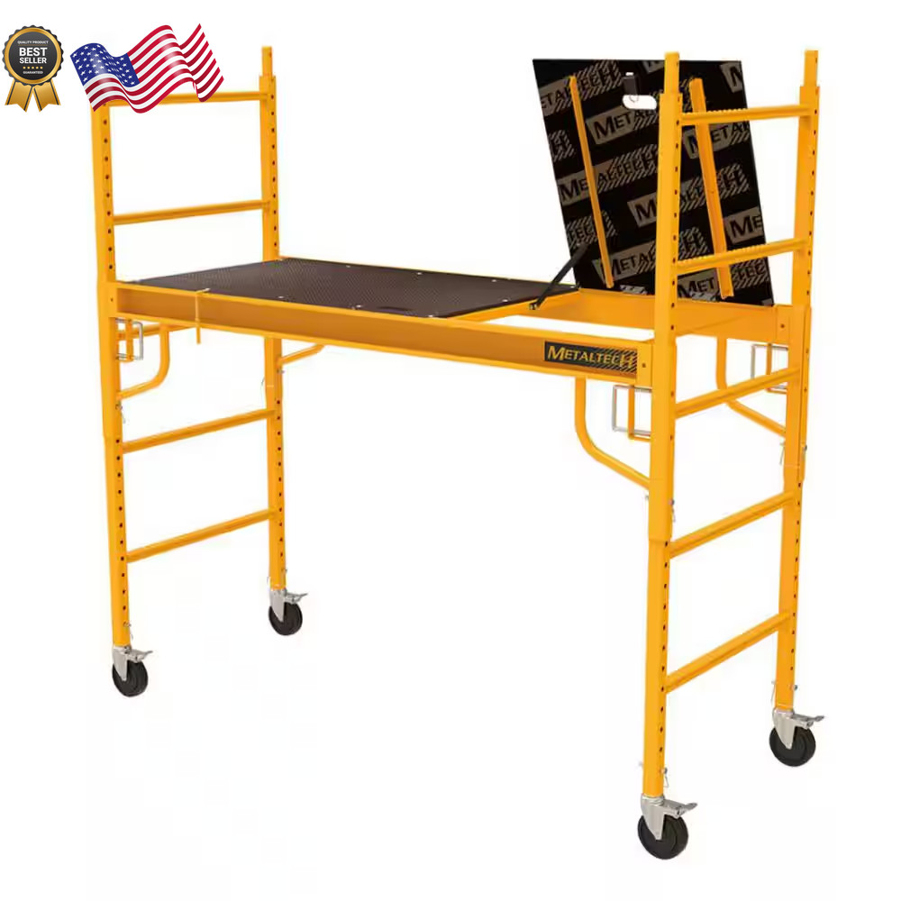 Safeclimb 6 Ft. Baker Scaffold with Platform and Included Trap Door 1250 Lbs NEW
