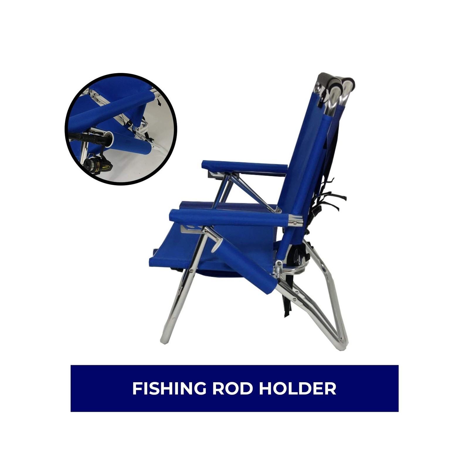 Backpack Fishing Chair – Portable Folding Ultra Light Chair with Padded Carry…