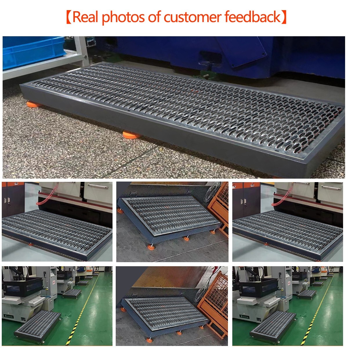 Stationary Work Platform – Steel,Use in warehouses （48.82”-25.59”- 3.94”）