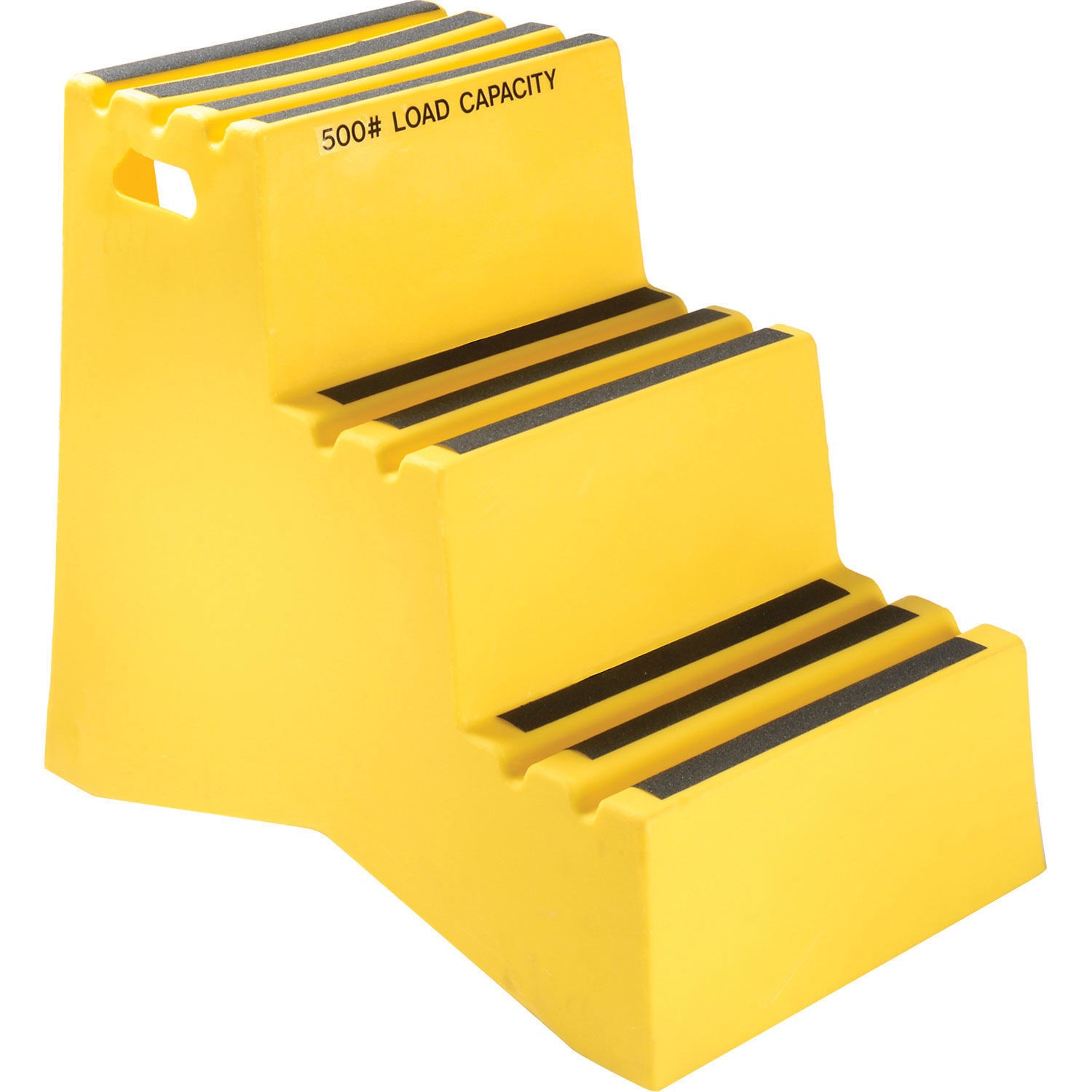 3 Step Plastic Step Stand 20″W x 33-1/2″D x 28-1/2″H Yellow