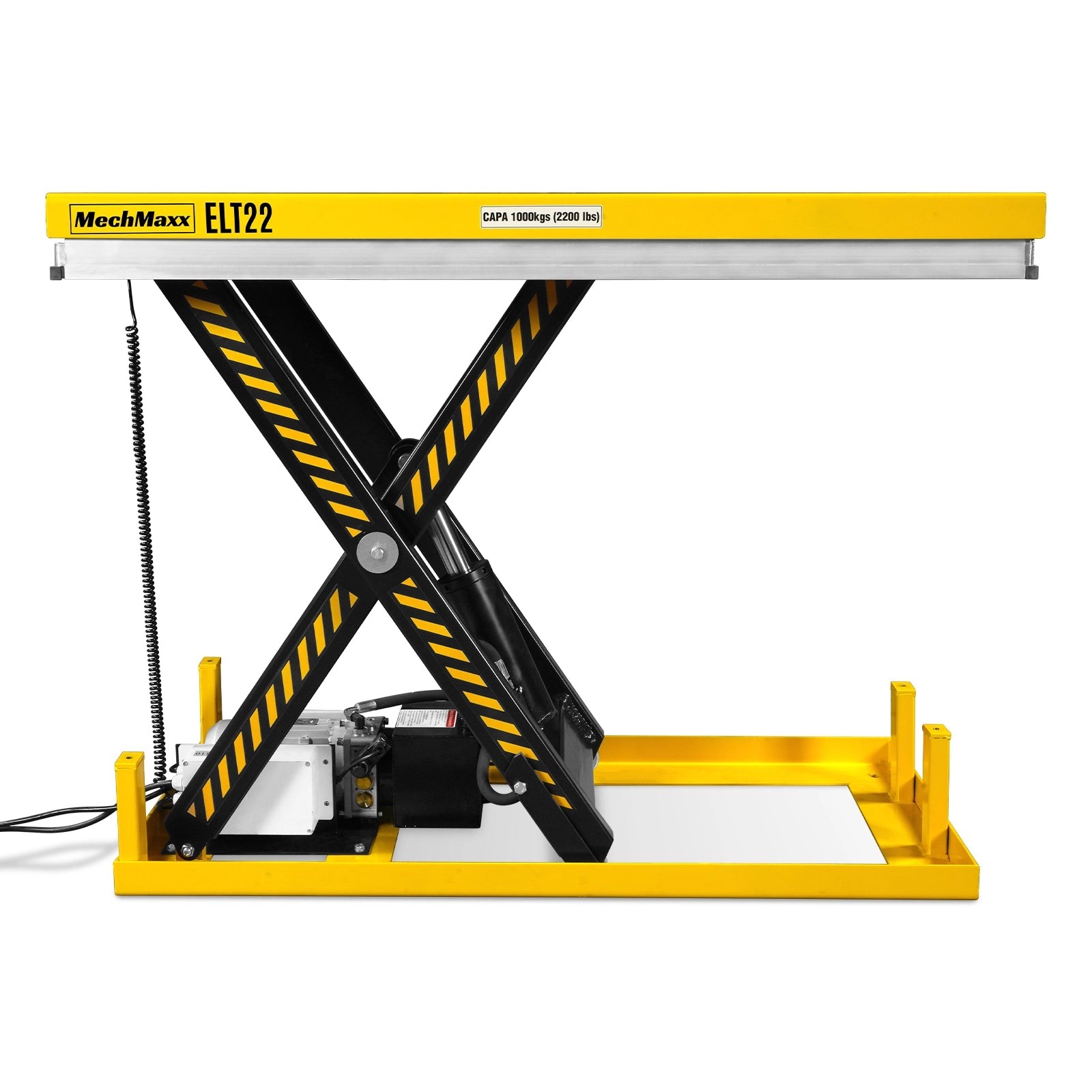 MechMaxx 2200lb Capacity Electric Hydraulic Lift Table 51.2×32.3 Platform,ELT22