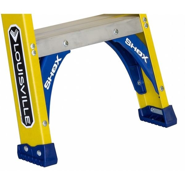 Louisville Fs2006 6 Ft Fiberglass Stepladder, 250 Lb Capacity