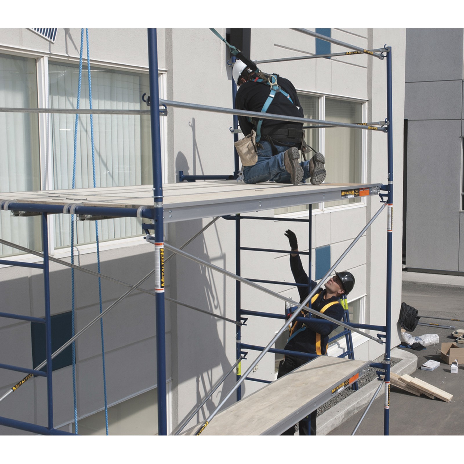 Metaltech Scaffold Platform Section, 7ft.L, Model# M-MPP719