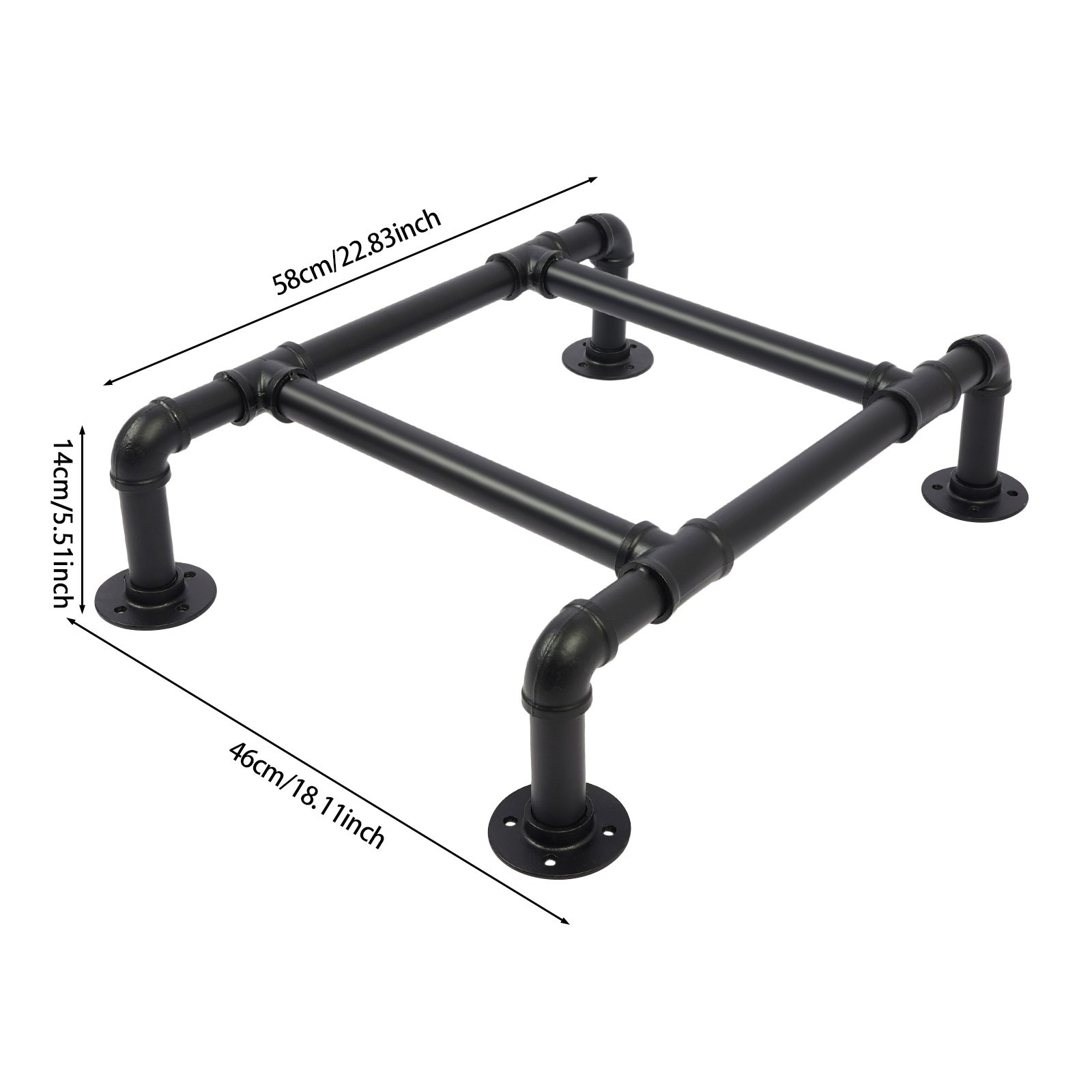 Bed Ladder Black Wall-Mounted Ladders Modern 2-Step Ladder